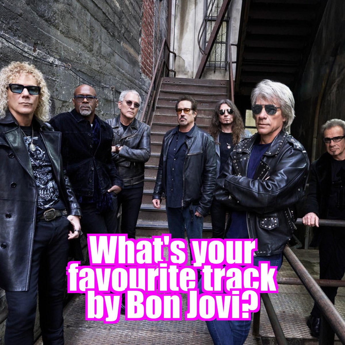 RiffologyPod's tweet photo. What's your favourite Bon Jovi song, excluding "Livin' On A Prayer," "Wanted Dead or Alive," and "Keep the Faith"?

Let us know in the comments below!

#monstershop #BonJovi #RockLegends #80sMusic #LivinOnALightning https://t.co/FVF0pw4OV5