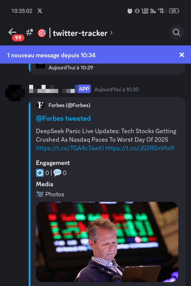 alexrider__7's tweet photo. $30 Dollar Life Time Twitter Tracker for latest crypto news

Streamers/Traders charge $100+ for the same exact tracker

Reply to this thread if you want the tracker and i will dm you 
#twittertracker #discord #solana #sol #deepseek #crypro #meme https://t.co/OxWBgE0tYv