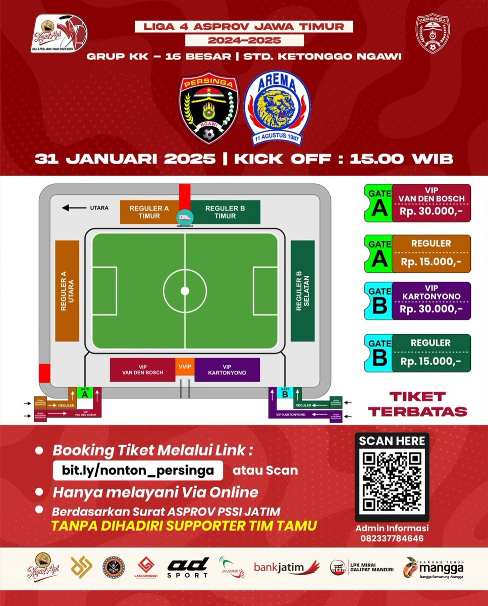 Persinga1958's tweet photo. Klik link dibawah ini untuk booking tiket
⬇️⬇️⬇️
https://t.co/GQIlwWvgrJ

No Ticket No Game https://t.co/gfUmFsZu9Y