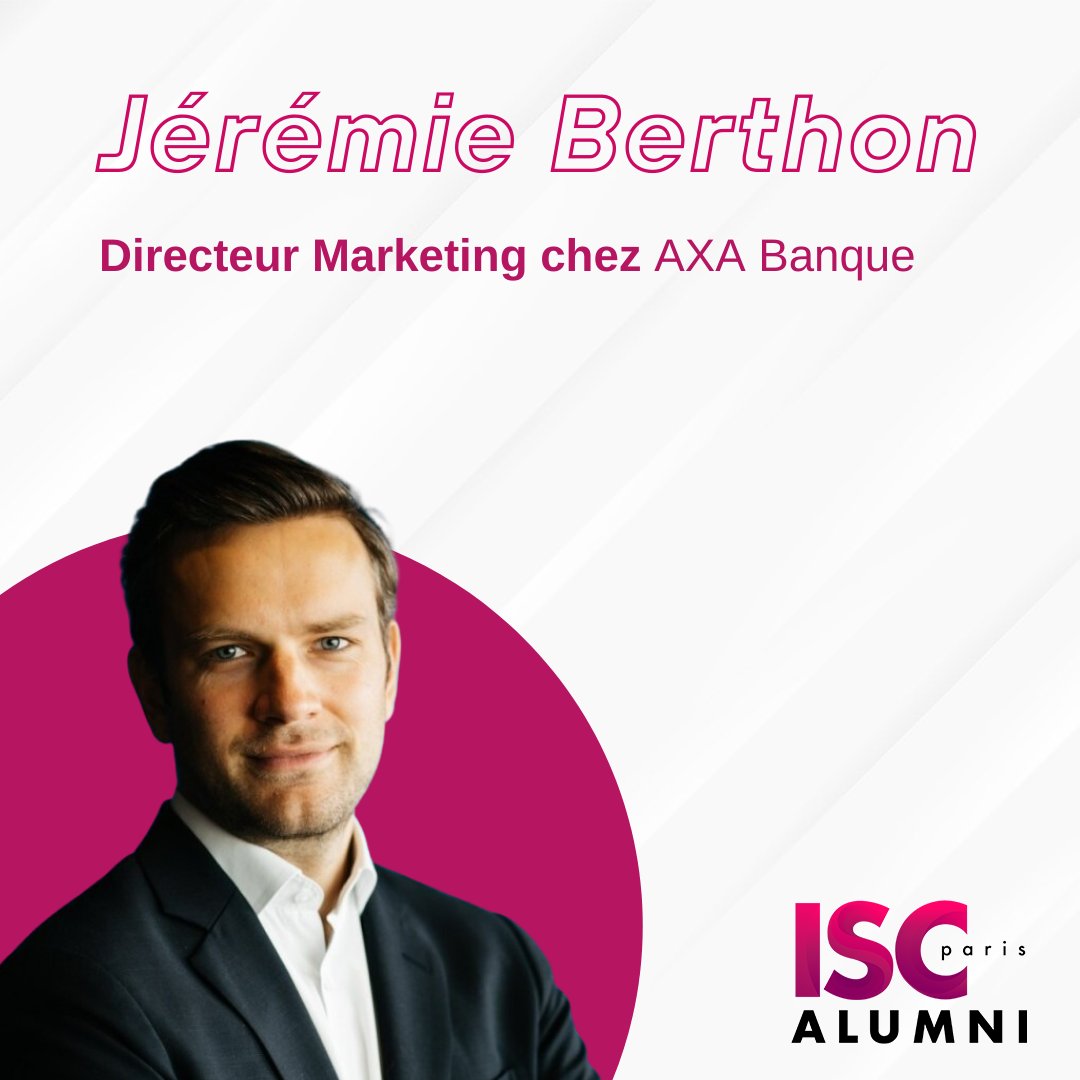 Les parcours inspirants de SAMIA NESSAR BENTAYEB  &amp; Jérémie Berthon🚀

Samia, entrepreneure incubée à l’ISC Paris, partage son parcours👉 youtube.com/watch?v=-L2hZN… 

Jérémie, Directeur Marketing AXA Banque, livre ses leçons en marketing et finance👉iscparis-alumni.com/fr/article/-je…