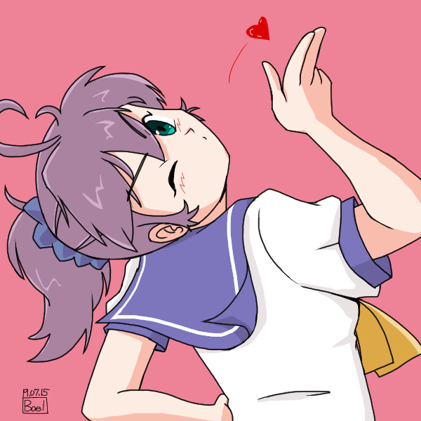 衣笠(艦これ) ,kinugasa_kai_ni_(kancolle) 「#女の子のウィンクは万病に効く 」|bael38のイラスト
