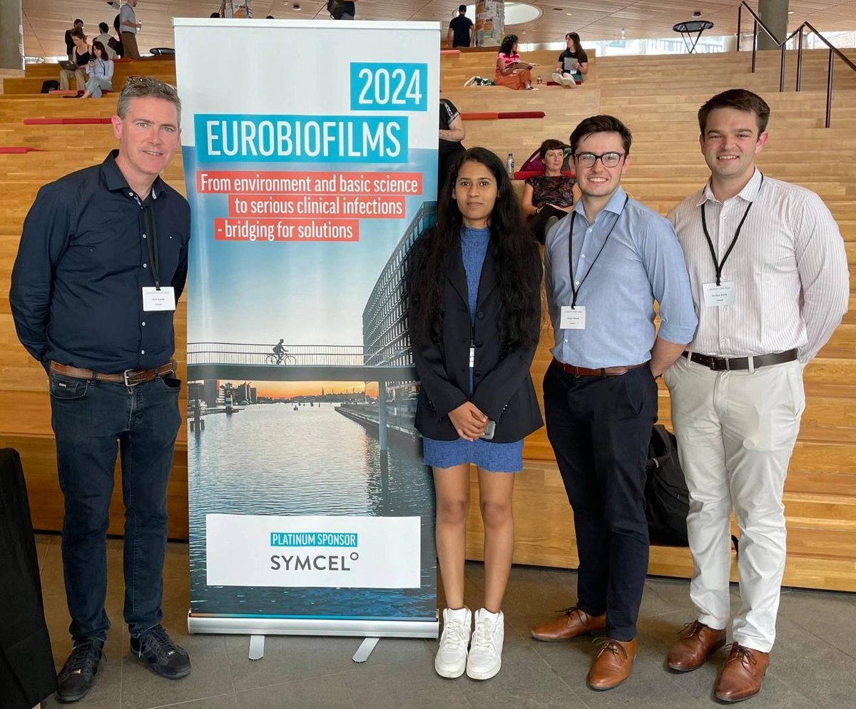 ABSOLUTE_ERC's tweet photo. We have been quiet for a long time here at @ABSOLUTE_ERC because we have been locked in our lab at @UCD_ChemEng gathering our data. But last June we burst forth to hit the conference scene with our findings #ABSOLUTE #biofilms https://t.co/bXOqViMluN