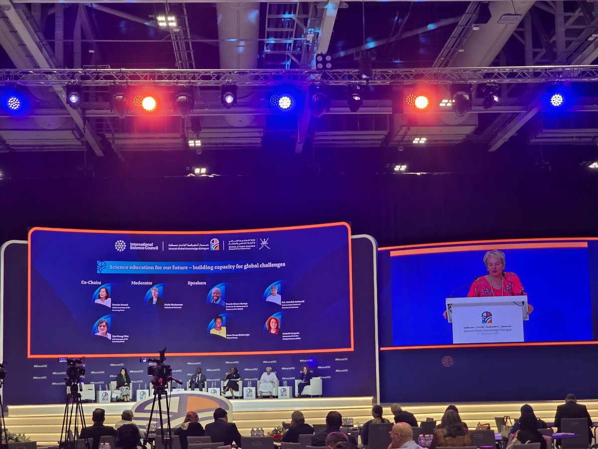 mmshawrav's tweet photo. Report of the @ISC  Consultative Group 
on #Science #Education. Session Moderated by @HeideHackmann, Former CEO of ISC. 

Read more:https://t.co/okZuCdn1mH

#MuscatISC #muscatglobalknowledgedialogue https://t.co/Anw5DDOijI