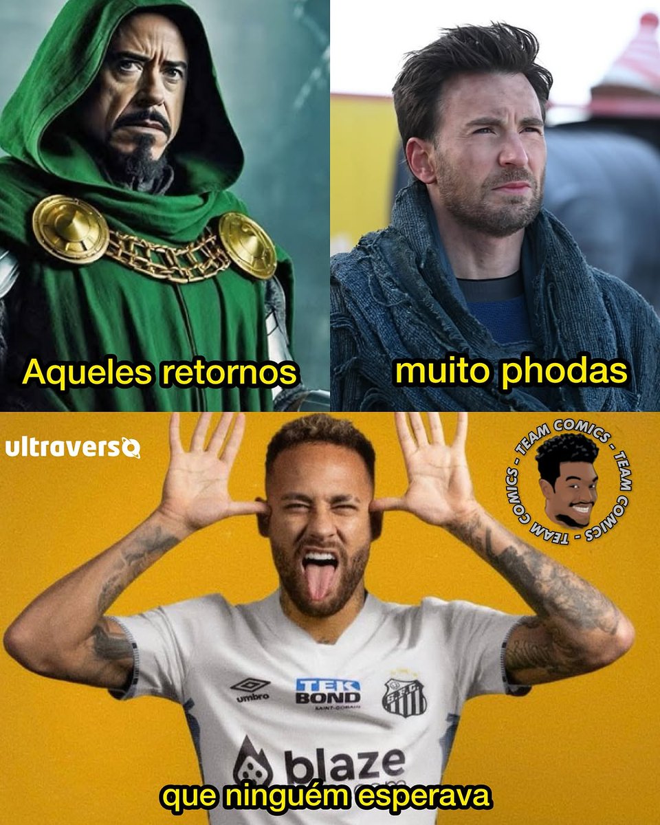 Absolute cinema! 🖐🏽🤪🤚🏽

Créditos: <a href="/teamcomicss/">Team Comics | Kainan Medeiros #DaredevilBornAgain</a> / <a href="/siteultraverso/">ULTRAVERSO</a>

#multinerdz #marvel #neymar