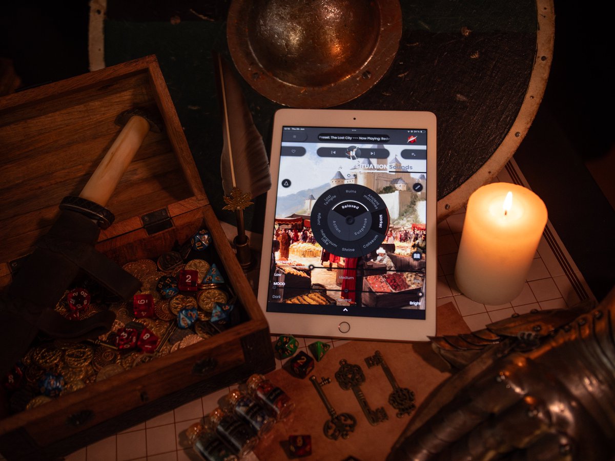 Tabletoneapp's tweet photo. Our Classic Fantasy January release is out and with all the new Music, Locations and Sounds, we also prepared a new Preset  "Wings of Fury and Valor" for you with 10 scenes that feature new and old Locations that gives you a engaging feel how they can be used in your campaigns.🔥 https://t.co/3bDKcbvfsZ