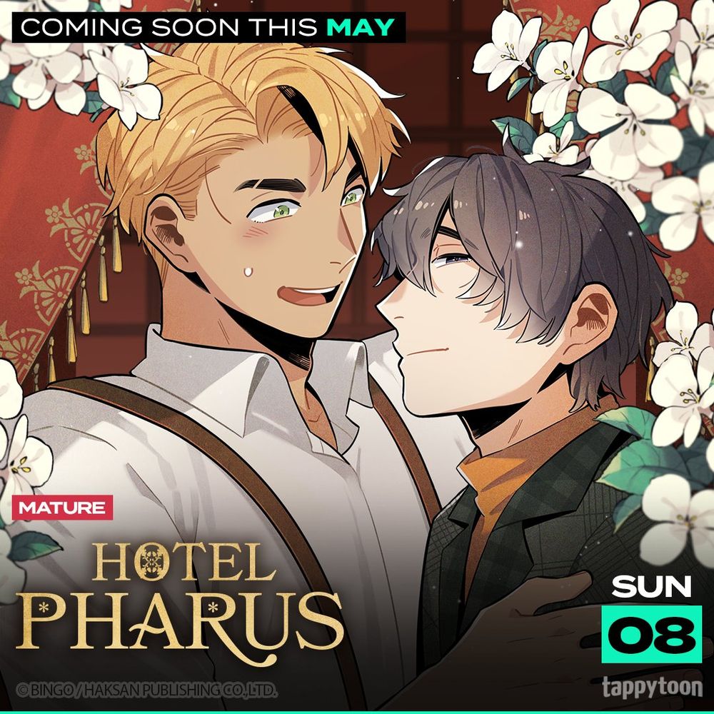 <호텔 파루스/Hotel Pharus>
(※R18, R15/BL)

소식이 끊겼던 아버지로부터 호텔을 상속 받은 다니엘. 어린 시절 추억 속에 미화되어 있던 그곳에 수수께끼의 투숙객 알렉산더가 찾아오고, 가려져 있던 호텔의 비밀이 서서히 드러나게 된다.

📚한국 서비스: clean-soil-1ff.notion.site/KR-0766fab51a5…