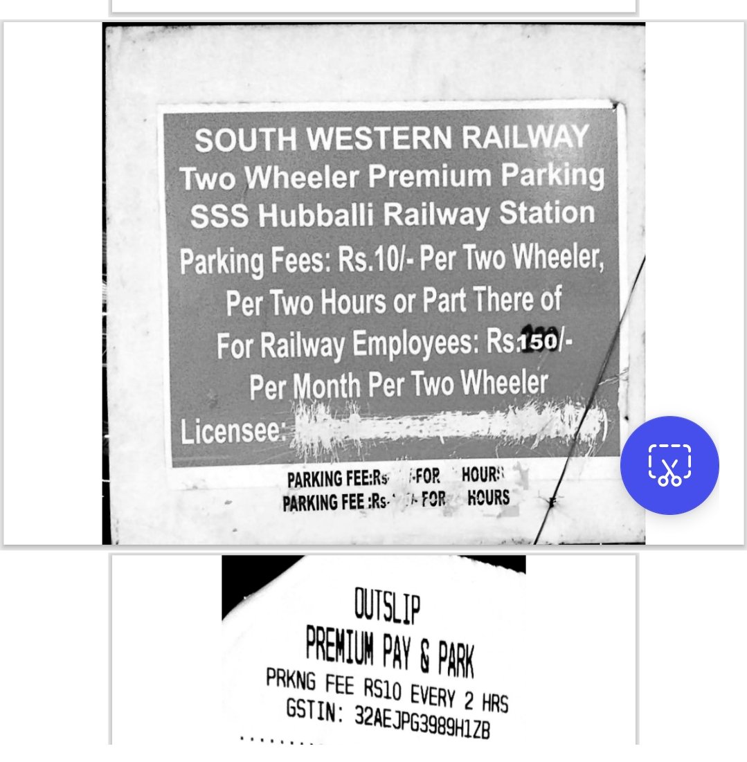 This is the status of parking charges in hubli railway station is people park two wheelers or flights next to nirmala seetaraman now vaishnavji taking over <a href="/AshwiniVaishnaw/">Ashwini Vaishnaw</a> <a href="/JoshiPralhad/">Pralhad Joshi</a> <a href="/BJP4India/">BJP</a> <a href="/BJP4Karnataka/">BJP Karnataka</a> <a href="/PMOIndia/">PMO India</a>