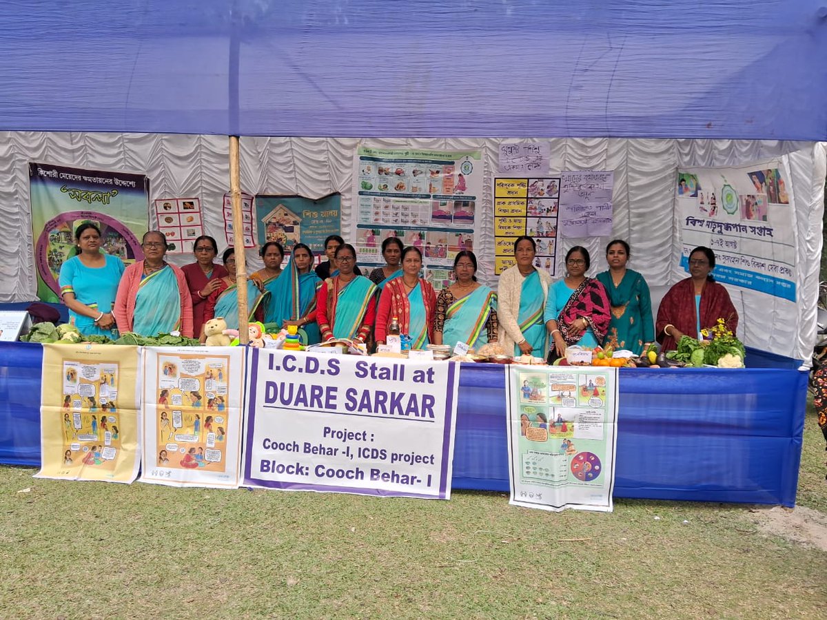 Nutritional awareness campaign and stall given by ICDS officials at Jiranpur GP,Cooch Behar I Dev. Block #Duare_Sarkar_Phase_ix <a href="/DMCoochbehar/">DM CoochBehar</a> <a href="/DCoochbeha53730/">DICO Coochbehar</a>