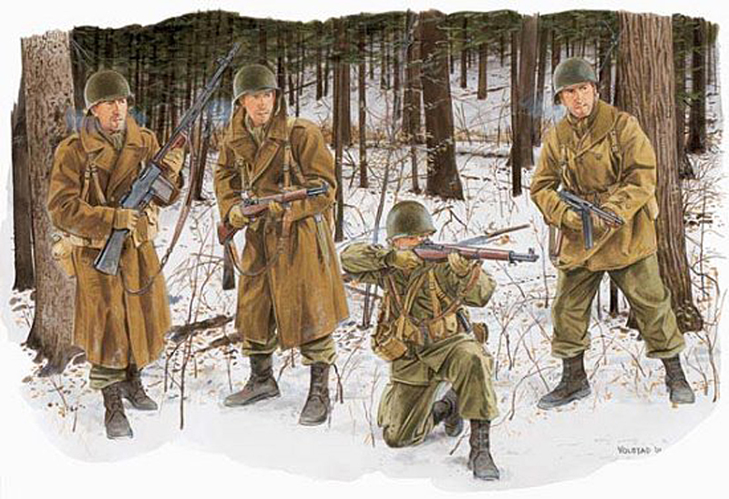 ドラゴンの1/35 WW.II アメリカ陸軍 第101空挺師団兵 冬季装備
