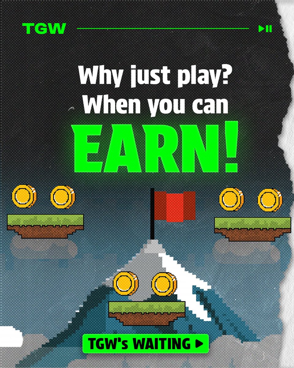 GreenTgw97676's tweet photo. Every game is a chance to grow your wallet!

What are you waiting for? Start gaming today and turn your skills into real rewards. 

#TGWToken #PlayToEarn #TGWCommunity #CryptoGaming #EarnWithTGW #GamingRewards #DeFiGaming #CryptoEarnings #BlockchainGames #PlayAndEarn #Web3Gaming https://t.co/dYWbRotMsb