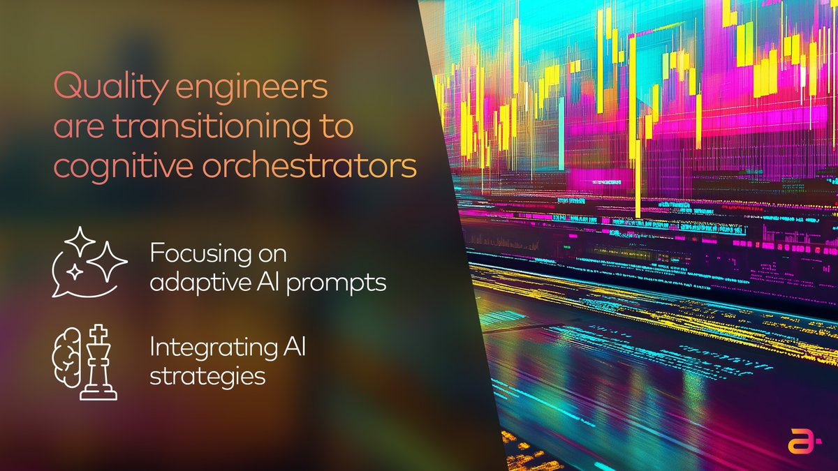 Amdocs's tweet photo. #Qualityengineers: no longer just #testers, but #AI strategists shaping adaptive systems & driving #innovation. The QE role is evolving, and the impact is undeniable. ๐ก Learn more: https://t.co/4W8vFmDvbj https://t.co/po20OUSLCp
