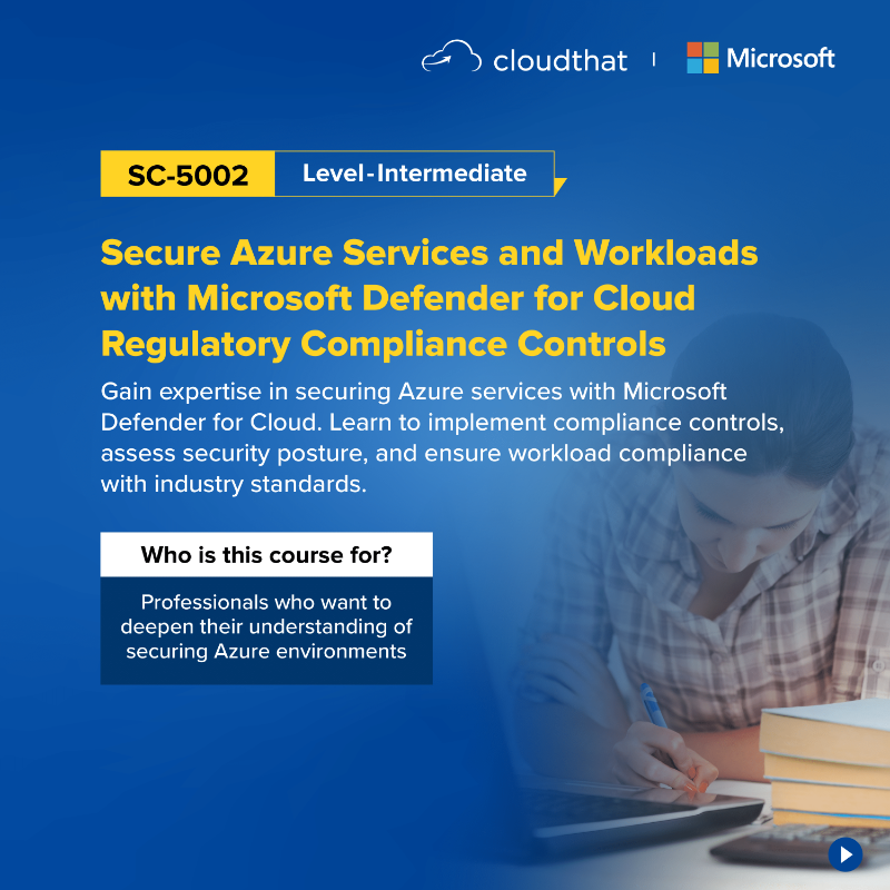 cloudthat's tweet photo. To know more about more about @Microsoft Applied Skills,
Click here-https://t.co/osezUVgo4t
As the new year 2025 begins, it's the perfect time to invest in yourself and enhance your career with Microsoft Applied Skills #Security courses!
#MicrosoftCertification #AppliedSkill