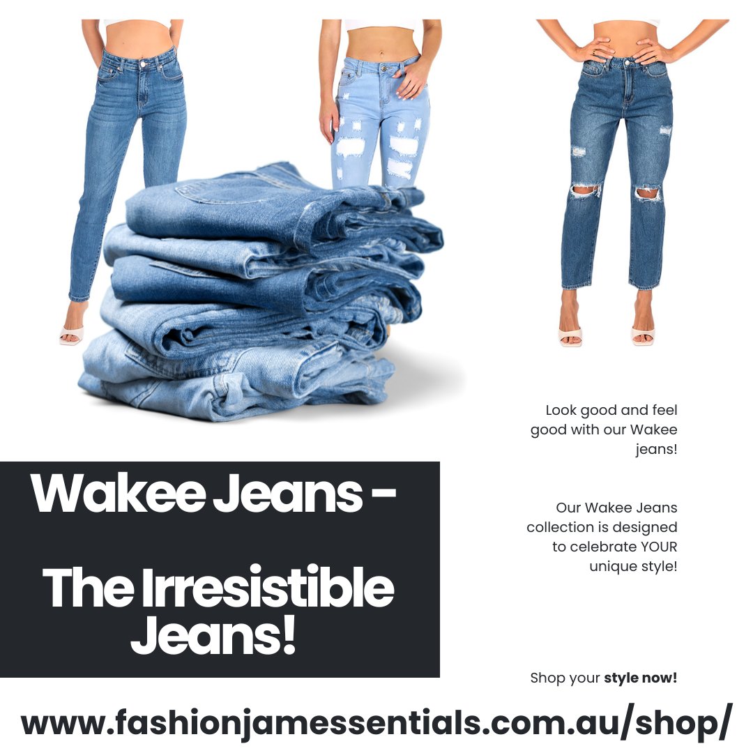 FJ_Essentials's tweet image. 🛍️ Affordable. Comfortable. Stylish. That’s Wakee Jeans.

#wakee #bestjeans #fashionjamessentials