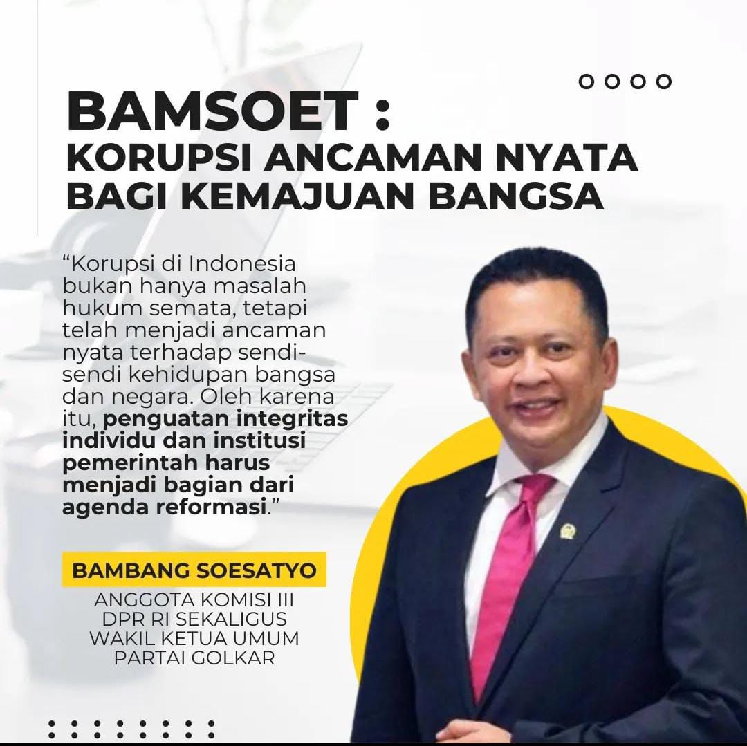 comelons89's tweet photo. Korupsi sebagai ancaman nyata bah kemajuan bangsa!!!

#koruptor #haji #kpk #swasembada #dinas #pejabat #makangratis #desa #prabowo #trump #putin #dunia #presiden #nkri #programprabowo #rakyat #pertahanan #ProgramPresiden #kebijakan #untukrakyat #fyp #indonesia #korupsi #NU2RISTIK https://t.co/bCLaiWS8Ma