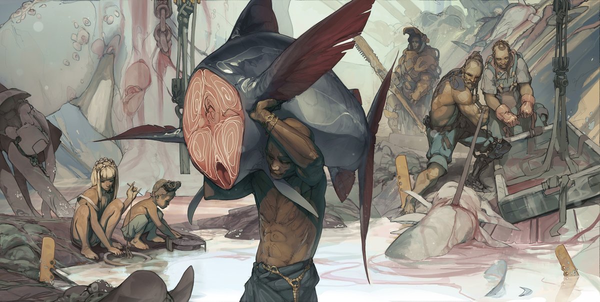 Fishermen by Philipp Kruse
artstation.com/artwork/oO2y2W