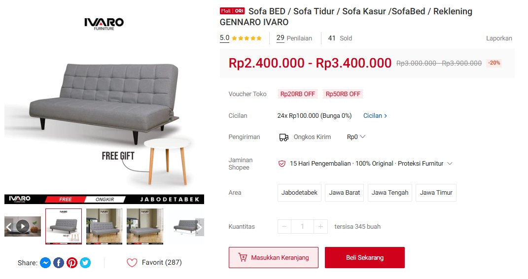 Fzazizu's tweet photo. Sofa Tidur

Link: https://t.co/BAcCZ27QqZ

#fyp #affiliate #shopee #furniture #shopee https://t.co/1aVQBrpiZr