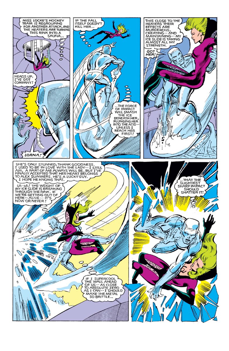 balvog's tweet image. X-Men #146 (1963)
Doctor Doom keeps the X-Men in unique death traps, while Havok, Polaris, Iceman, and Banshee go to Murderworld to save the supporting characters. Nightcrawler manages to escape at the end of the issue.
Iceman reveals that he’s still in love with Polaris.