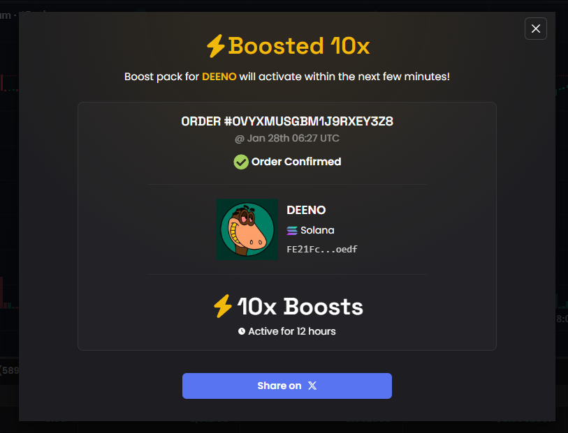 🦖 $DEENO Coin Meme Drop Celebration

⚡ Boosted 10x DEENO on DEX Screener!
dexscreener.com/solana/FE21Fcr… 
#solana #memecoin