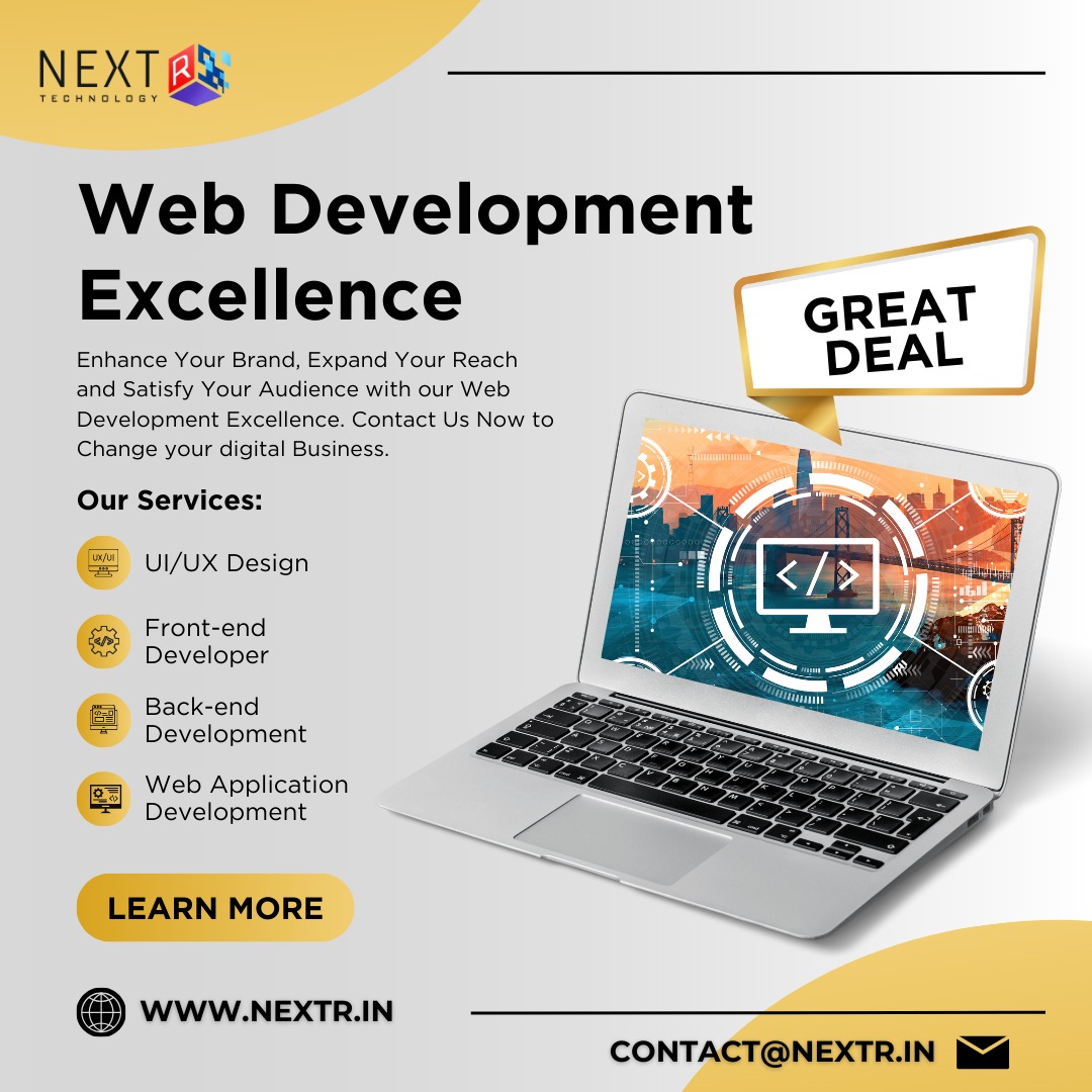 NextrTechnology's tweet photo. 🌐 Excellent Web Development Services

🚀 Create stunning, responsive, and user-friendly websites tailored to your business needs. 

🌟 Visit us: https://t.co/saTqzdvIgu 

#WebDevelopment #WebsiteDesign #DigitalSolutions #OnlineSuccess #NextrTechnology https://t.co/8eg9mBK8x5