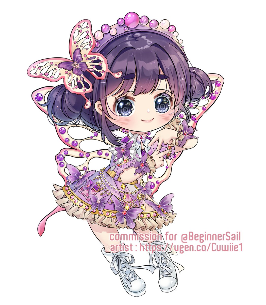 ⋆｡°✩ Chibi Commission for <a href="/BeginnerSail/">マイケル (Michael)</a>  ✩°｡⋆

 commission open : vgen.co/Cuwiie1 #chibi #commission #digitalart #accsories #kawaii #cute #jpopidol #fanart #VGen #FRUITSZIPEER
