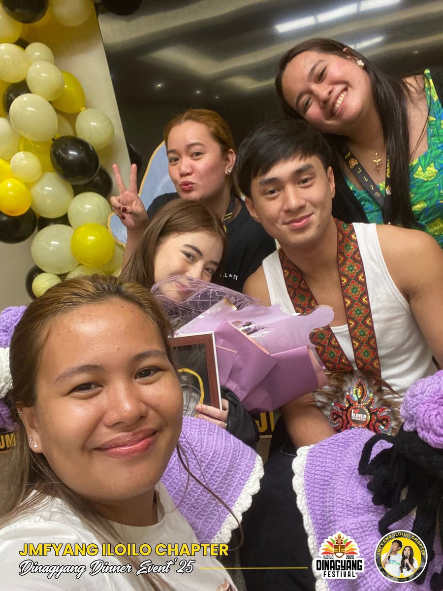 ElitesOfJmFyang's tweet photo. ✨ 𝗦𝘁𝗶𝗹𝗹 𝗼𝗻 𝗖𝗹𝗼𝘂𝗱 𝟵!  💛

We’re so excited to share with you a few snapshots from our 𝘂𝗻𝗳𝗼𝗿𝗴𝗲𝘁𝘁𝗮𝗯𝗹𝗲 𝗱𝗶𝗻𝗻𝗲𝗿 𝗲𝘃𝗲𝗻𝘁 𝘄𝗶𝘁𝗵 𝗝𝗠 𝗮𝗻𝗱 𝗙𝘆𝗮𝗻𝗴! What an amazing night it was—still in awe of the memories we created together. 🥰

A huge thank you to 𝗝𝗠 𝗮𝗻𝗱 𝗙𝘆𝗮𝗻𝗴 for taking the time to be with us despite their busy schedules. Your presence truly made the night unforgettable! 💖 We’d also like to give a special shoutout to Tita Myrna, Fyang’s wonderful mother, and to the family and friends of JM and Fyang, for gracing the event and adding so much joy and warmth to the evening.

This is just the beginning, Besties! Stay tuned for more photos from that magical night! 📸✨

#JMFYANG #JMFYANGIloiloChapter #JMIbarra #FyangSmith #SofiaSmith #PBBGen11 #KapamilyaCaravan #BidaKapamilya #Dinagyang #IloiloCity
