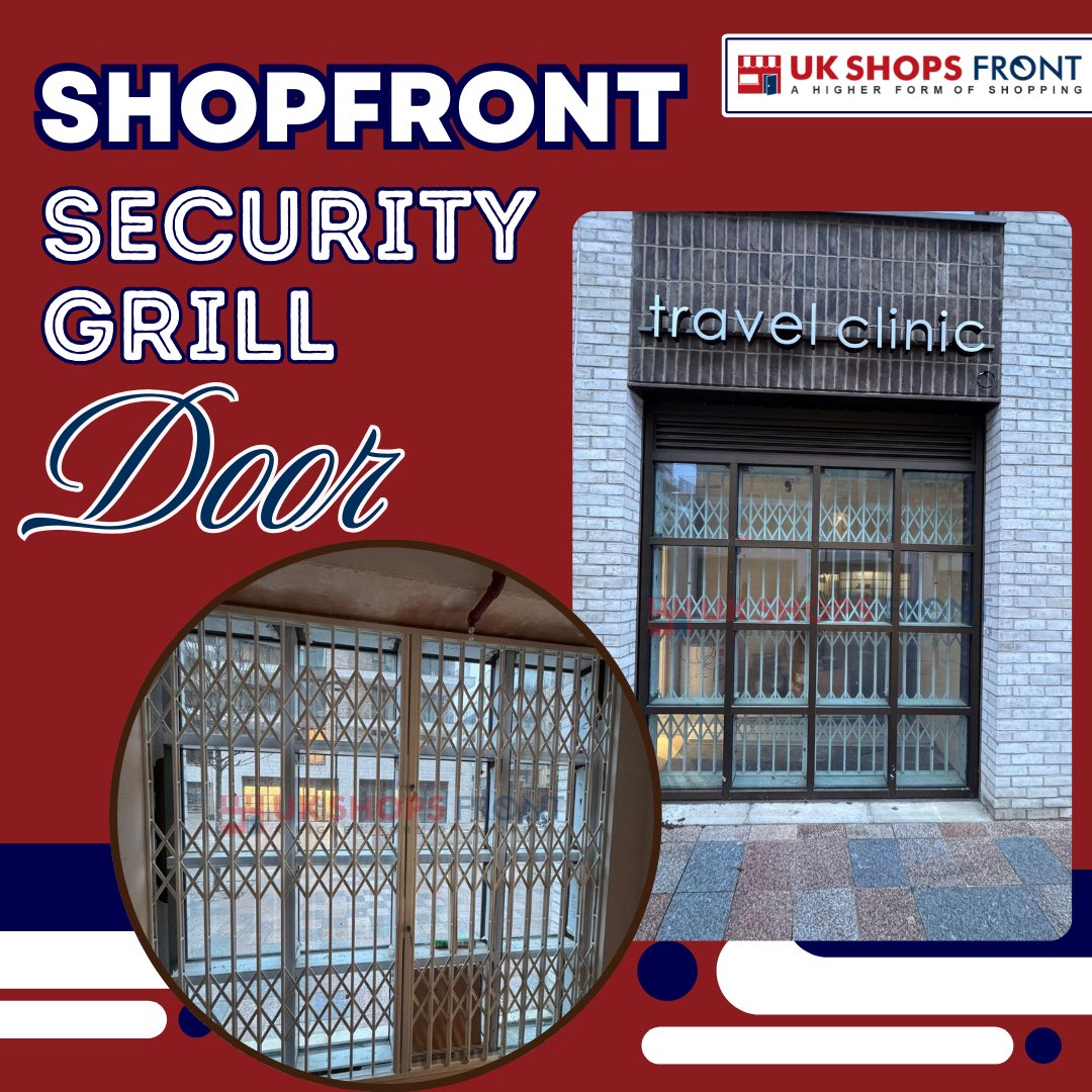 UkShopsfront's tweet photo. 🔒Secure Your Business with Shopfront Security Grill Doors!
Protect your storefront with durable and stylish security grill doors. Ultimate safety without compromising visibility or aesthetics!
📞Call us today for a free quote!
#ShopfrontSecurity
👉Website:https://t.co/1zRVnCGHYP https://t.co/dJA3Kb0dIS