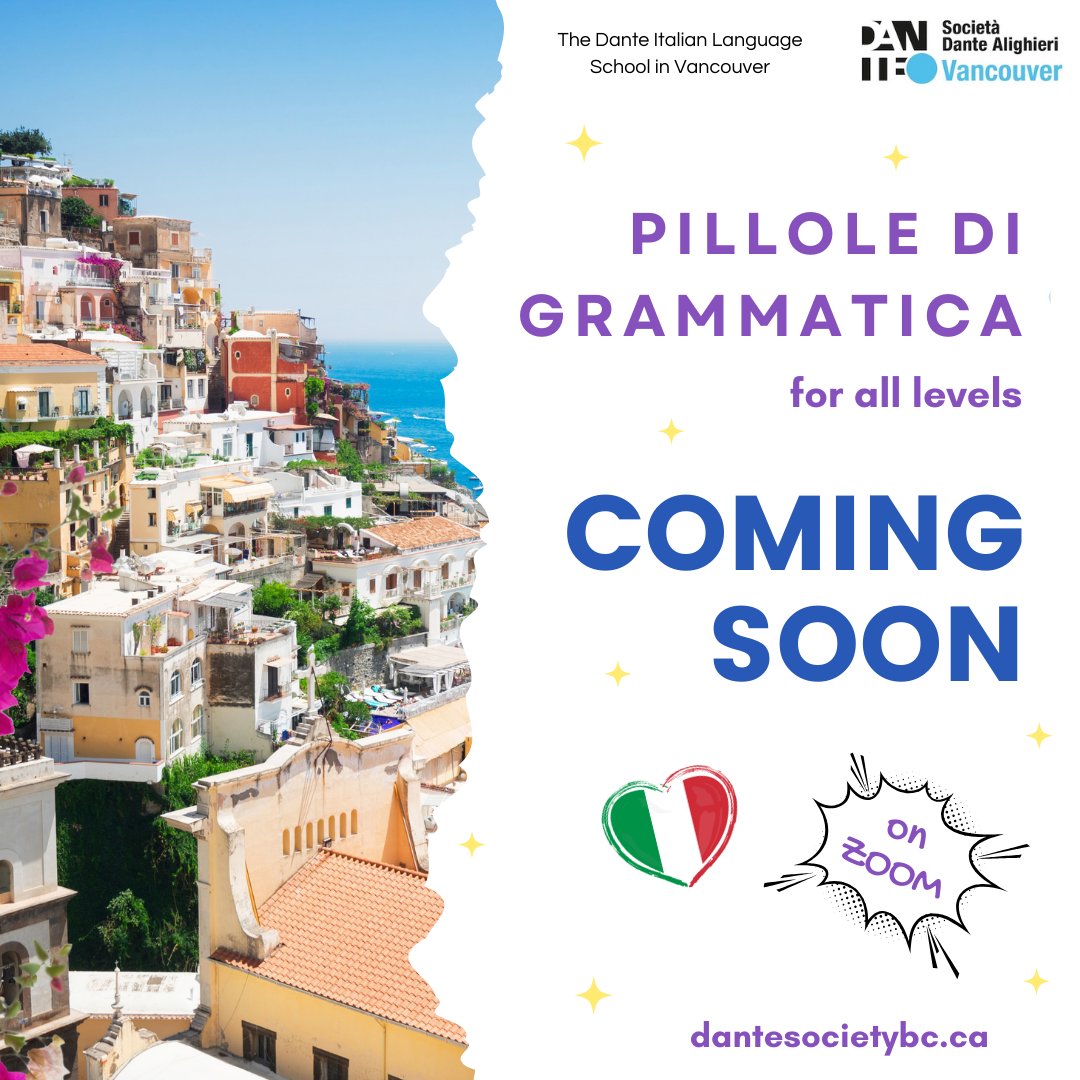 🎉 Pillole di Grammatica is Coming Back! 📚✨

Hey language lovers! 🌍💬
Our Pillole di Grammatica—grammar workshops for all levels—are making a comeback, and we couldn’t be more excited! 🥳 Whether you’re just starting out or perfecting your skills, we’ve got you covered.