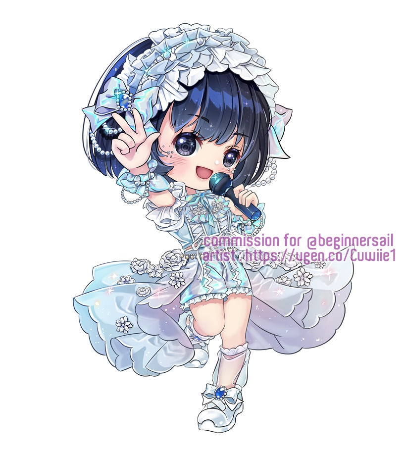 ⋆｡°✩ Chibi Commission for <a href="/BeginnerSail/">マイケル (Michael)</a> ✩°｡⋆   

commission open : vgen.co/Cuwiie1   

#Chibi  #commissionart  #digitalart  #accessories #kawaiigirl  #cute #jpopidol #fanart  #VGen  #FRUITSZIPEER  #butterflies #flowers