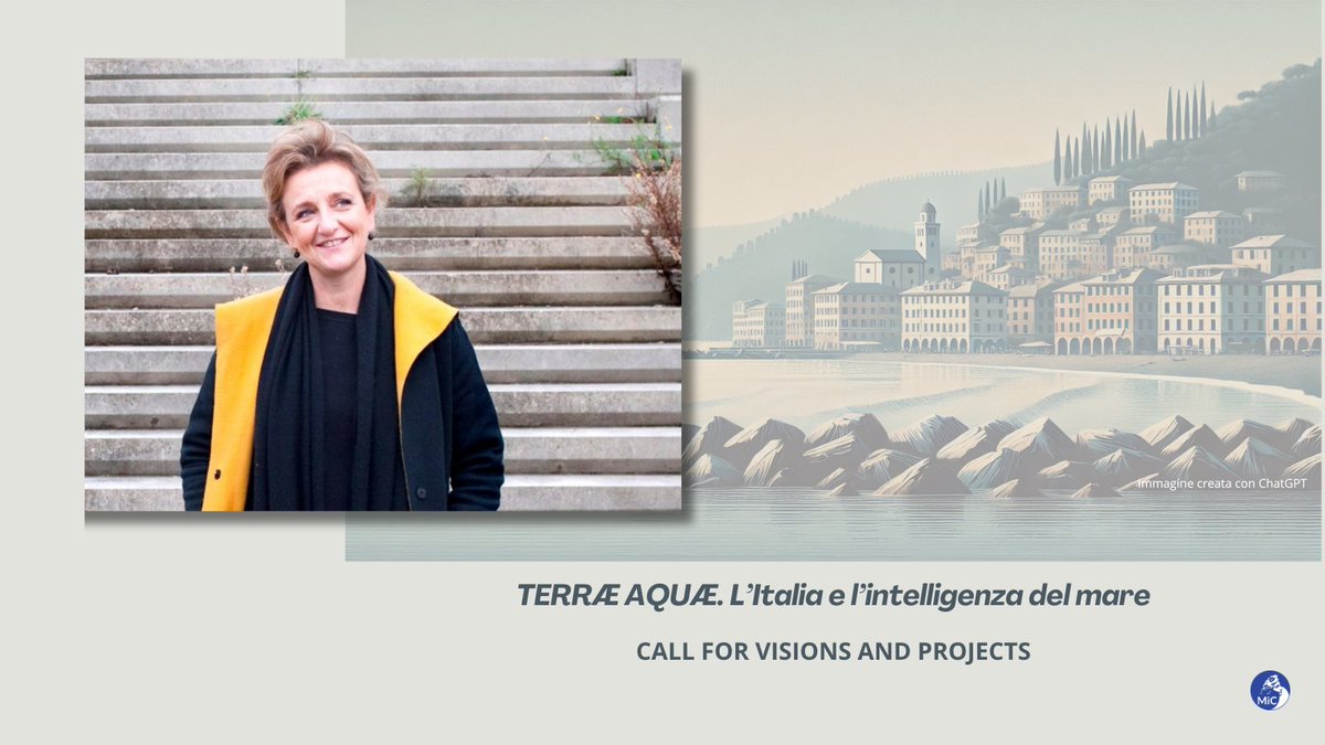 #MiC #CreativitaContemporanea #BiennaleArchitettura2025 #GuendalinaSalimei
Call x progettisti, studiosi, operatori della cultura x contributi progettuali, teorici e multimediali sul ripensamento del rapporto tra terra e mare delle aree costiere e portuali.
bit.ly/40M4mR4