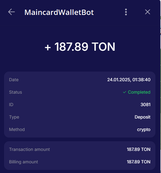 Vladislav136412's tweet photo. Hi all, guys!👋

I got my second airdrop #2🚀 in a cool project on TON! Don't waste any time, subscribe and be a part of our cool community! @maincard_io 
#TON #Airdrop #ton_blockchain 👇🤩 https://t.co/ltCQHt0EF8