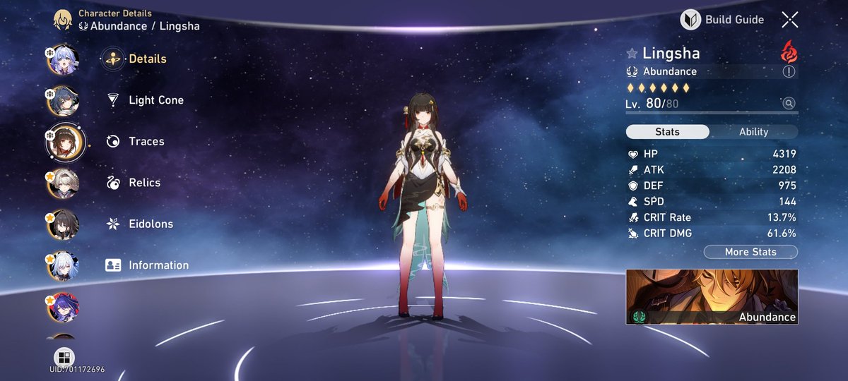 Lingsha acquired! Now it's a race before the next banner to get Jade