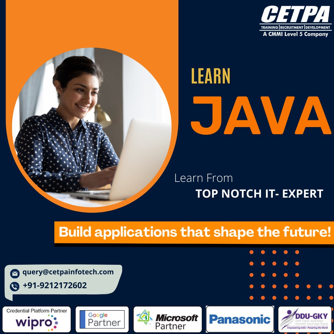 cetpainfo's tweet photo. ☕ Unlock the power of Java and create scalable, secure, and high-performance applications.  Start coding your future today!
.
.
👉 Apply now - https://t.co/Leio2CWDkL
.
.

#CETPAINFOTECH #JavaProgramming #LearnJava #CodeWithJava #JavaExperts #TechSkills #FutureReady https://t.co/gSBuHxlieQ