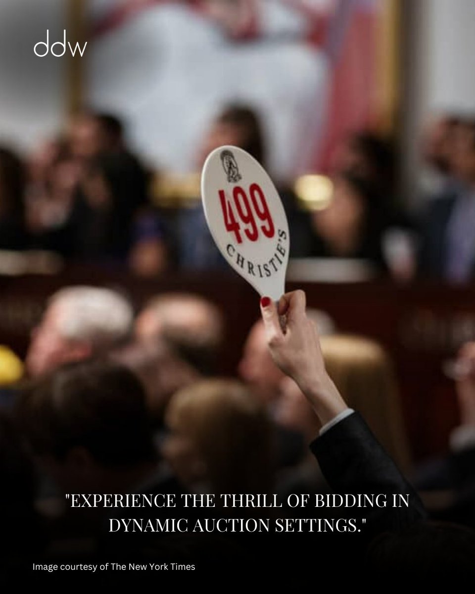 ddw's tweet photo. A beginner’s guide to auctions, covering etiquette, process, and tips for navigating competitive bidding events.
Don't miss out! Click the link to read the full article.
https://t.co/7gRZEqFvxK
#ddw #AuctionTips #auctionlife #CompetitiveBidding #auctionstrategy https://t.co/A5Z9xO9OAm