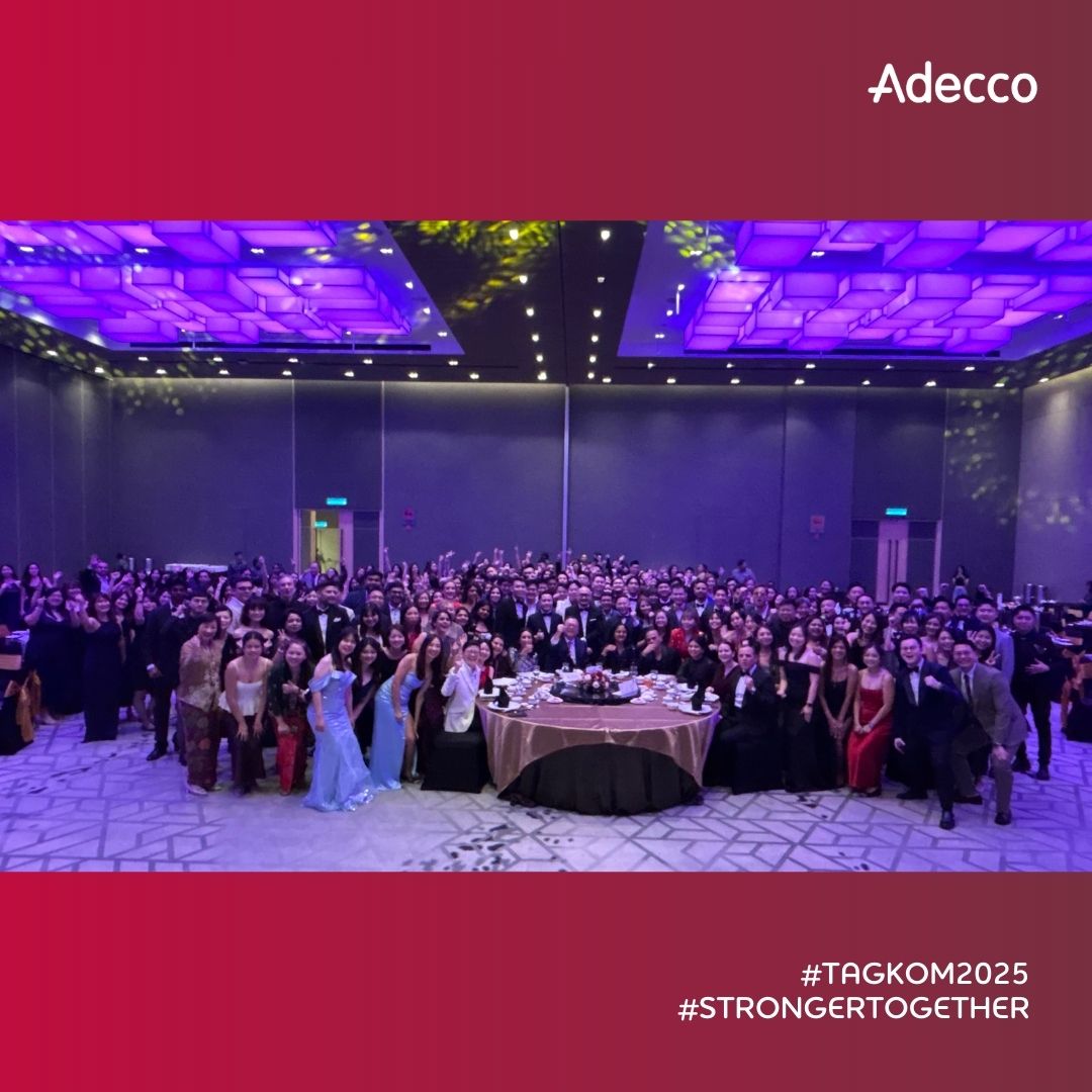 Last week, The Adecco Group Singapore held our Kick-Off in Malacca, bringing together leaders to share insights, unveil strategies, and celebrate our successes. A great event that highlighted the strength of our team! 🌟
 
#TAGKOM2025 #StrongerTogether