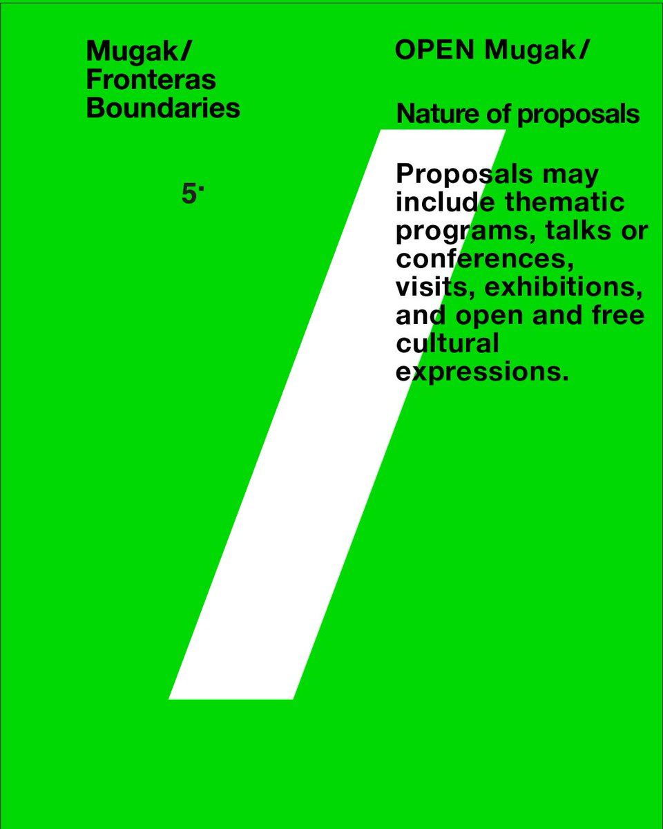 Bilbao Metropoli 30 (@bilbaometropoli) on Twitter photo Call for proposals for the programming that will be part of the Fifth International #Architecture Biennial of the Basque Country <a href="/MUGAKbienal/">MUGAK Bienal</a>.
#Mugak2025 focuses on the theme "Castles in the Air."
Last day: 15 February.
ℹ️ bienalmugak.eus/en/open/
#BilbaoMetropoli30 #Bilbao Call for proposals for the programming that will be part of the Fifth International #Architecture Biennial of the Basque Country <a href="/MUGAKbienal/">MUGAK Bienal</a>.
#Mugak2025 focuses on the theme "Castles in the Air."
Last day: 15 February.
ℹ️ bienalmugak.eus/en/open/
#BilbaoMetropoli30 #Bilbao