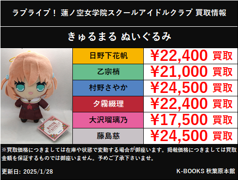 ラブライブ 蓮ノ空 きゅるまる 大沢瑠璃乃 蓮ノ空女学院