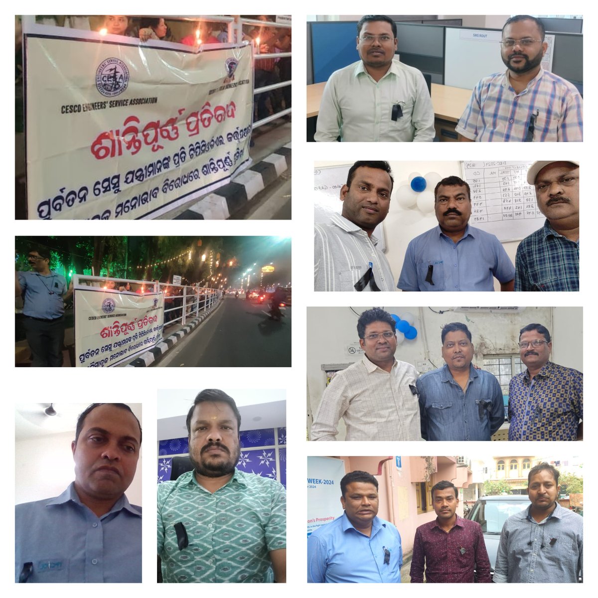 CescoService's tweet photo. #Day44 Prolonged agitation &amp; relentless #blackbadges protest against @TataCompanies. No response from @TPCentralOdisha. Blatant disregard to OSCR Engineers is unacceptable!! Immediate action is REQUIRED before the situation escalates further  @GridcoOdisha @OPTCL_Odisha #OERC https://t.co/3w2XGAhfvk