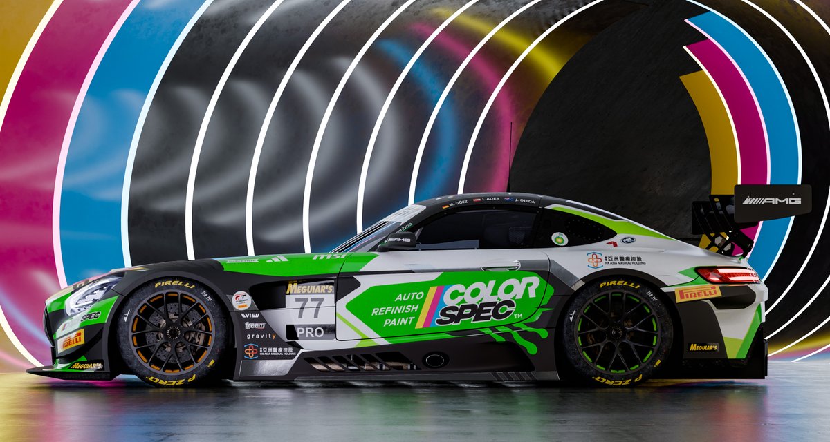 craftbamboo's tweet photo. Kicking off the 2025 season this weekend at the 2025 Meguiar’s Bathurst 12 Hour!

Lucas Auer (AUT), Maximilian Goetz (GER), and Jayden Ojeda (AUS) will be behind the wheel for our fight for the Bathurst crown, with #77 decorated in CBR's classic Green.

We're ready for race day! https://t.co/IHNfpo2klJ