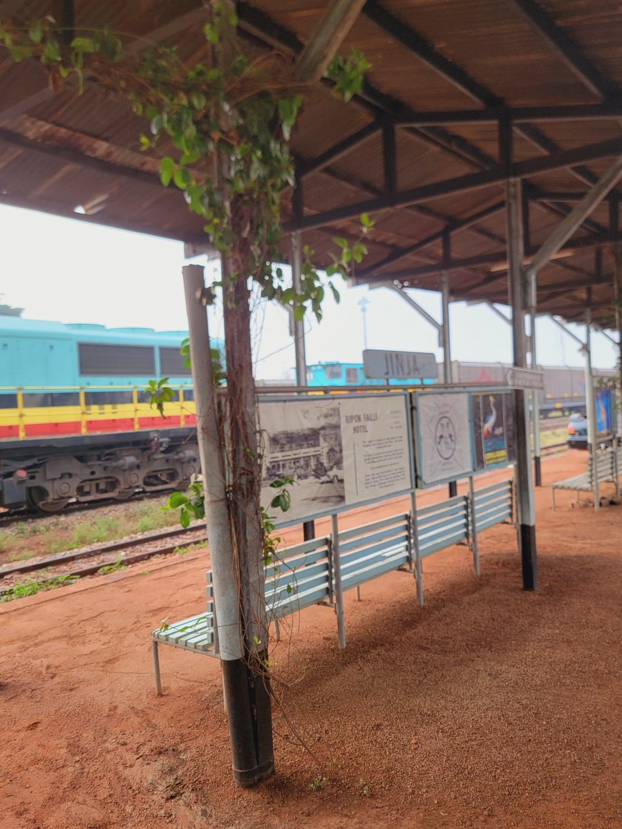Goodmorning from the first railway station in Uganda. Jinja is better than Uganda.