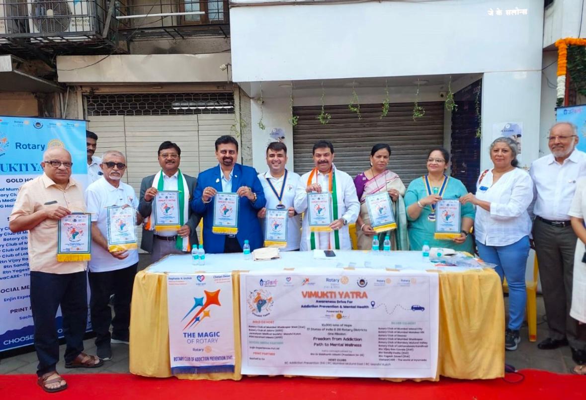 EventzGenie's tweet photo. 🌟 Join #VimuktiYatra! A nationwide initiative tackling addiction &amp; mental health. Together, let’s inspire change.

 Follow @addictionprevention_rotaryclub for updates! 

#MentalHealth #AddictionPrevention https://t.co/aNNHs9MIef