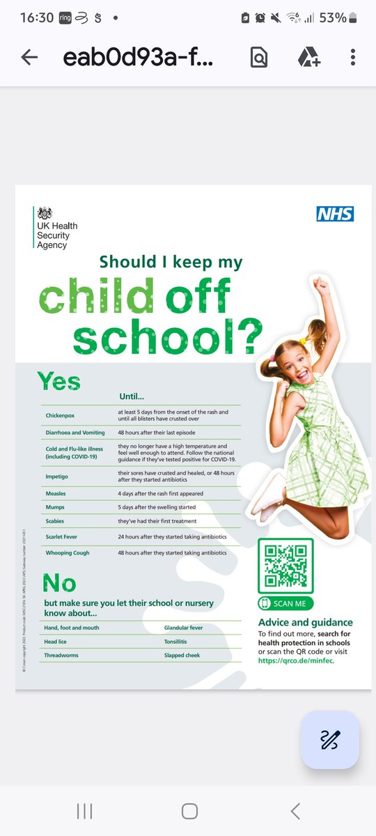 Lancashire County Council IPC (@lccipc) on Twitter photo UKSHA have shared the guidance below ⬇️ should you keep your child off school 🦠
#ipc #infectioncontrol
<a href="/dr_sakthi/">Dr. Sakthi Karunanithi 🌎🧘🏽♂️❤️☮️</a> <a href="/UKHSA_NorthWest/">UKHSA North West</a> <a href="/TanyaIPC/">Tanya Shaw</a> <a href="/CatieIPCNurse/">Catie Morris</a> <a href="/BwDPH/">BwD Public Health</a> <a href="/eBug_UK/">e-Bug</a> <a href="/MediaLCC/">Lancashire County Council News</a> UKSHA have shared the guidance below ⬇️ should you keep your child off school 🦠
#ipc #infectioncontrol
<a href="/dr_sakthi/">Dr. Sakthi Karunanithi 🌎🧘🏽♂️❤️☮️</a> <a href="/UKHSA_NorthWest/">UKHSA North West</a> <a href="/TanyaIPC/">Tanya Shaw</a> <a href="/CatieIPCNurse/">Catie Morris</a> <a href="/BwDPH/">BwD Public Health</a> <a href="/eBug_UK/">e-Bug</a> <a href="/MediaLCC/">Lancashire County Council News</a>