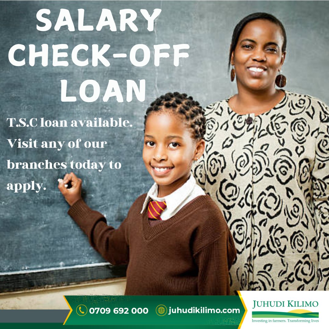 Teachers, we’ve got your back! With our salary check-off loan, you can access flexible financing to meet your needs, all while enjoying the convenience of automatic repayments and empowering educators to thrive both in and out of the classroom. Let’s build a brighter future.
