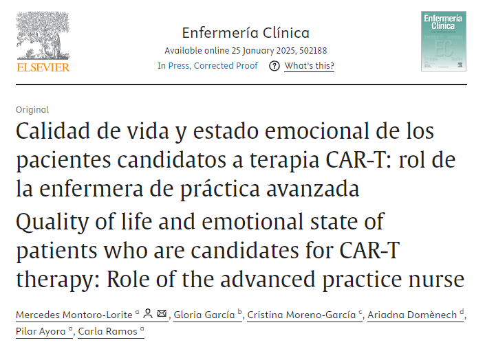 📢 La EPACAR-T evalúa mediante escalas validadas e identifica a los candidatos que pueden beneficiarse de soporte psicológico y social para mejorar su salud. elsevier.es/es-revista-enf… <a href="/Crismar82/">Cristina Moreno</a> <a href="/enfClinica/">Revista Enfermería Clínica/Clinical Nurs Journal</a> <a href="/hematoclinicbcn/">Hematologia Hospital Clínic Barcelona</a> <a href="/hospitalclinic/">Hospital Clínic</a> #Payora #CRamos #Ggarcia #ADomènech