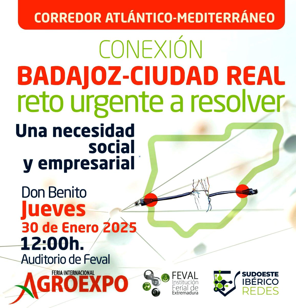 Este jueves, de 12:00 a 13:00 en AGROEXPO (Don Benito - Feval). Si te interesa, nos vemos el jueves.