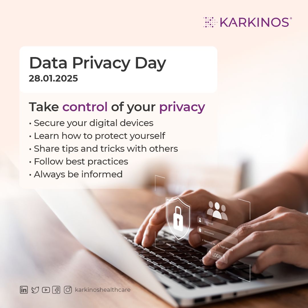 karkinoshealth's tweet image. Your personal data is more than just information—it’s a reflection of your identity and trust. Protecting it is not just a responsibility but a necessity in today’s digital age.

#DataPrivacyDay #PrivacyMatters #SecureYourData #TrustAndTransparency #PrivacyFirst