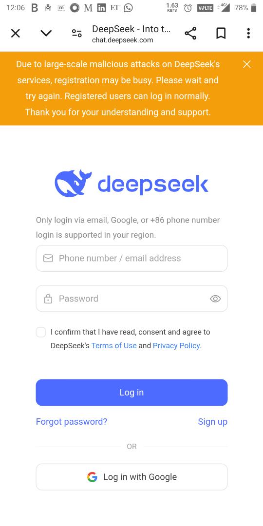 nikhilrdeshmukh's tweet image. Malicious attack on deepseek @deepseek_ai