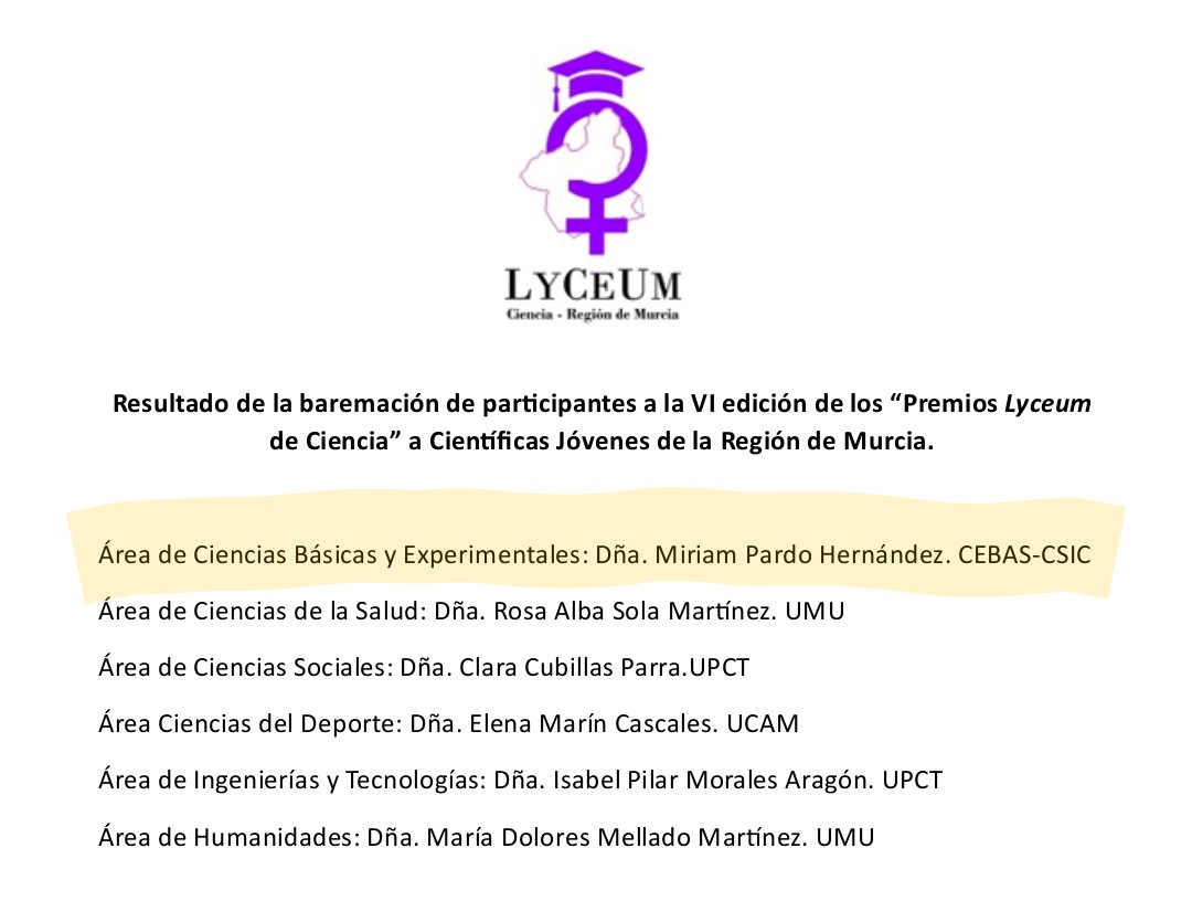 Rosa M Rivero (@rosarivar) on Twitter photo Y ahí está ella, <a href="/Miriam_science/">miriam_science</a> , a unos días de la defensa de su Tesis, y que, con este premio, ve altamente reconocido todo el esfuerzo de años!! Y yo, pues tremendamente orgullosa de saber que las cosas las estamos haciendo bien! Y ahí está ella, <a href="/Miriam_science/">miriam_science</a> , a unos días de la defensa de su Tesis, y que, con este premio, ve altamente reconocido todo el esfuerzo de años!! Y yo, pues tremendamente orgullosa de saber que las cosas las estamos haciendo bien!