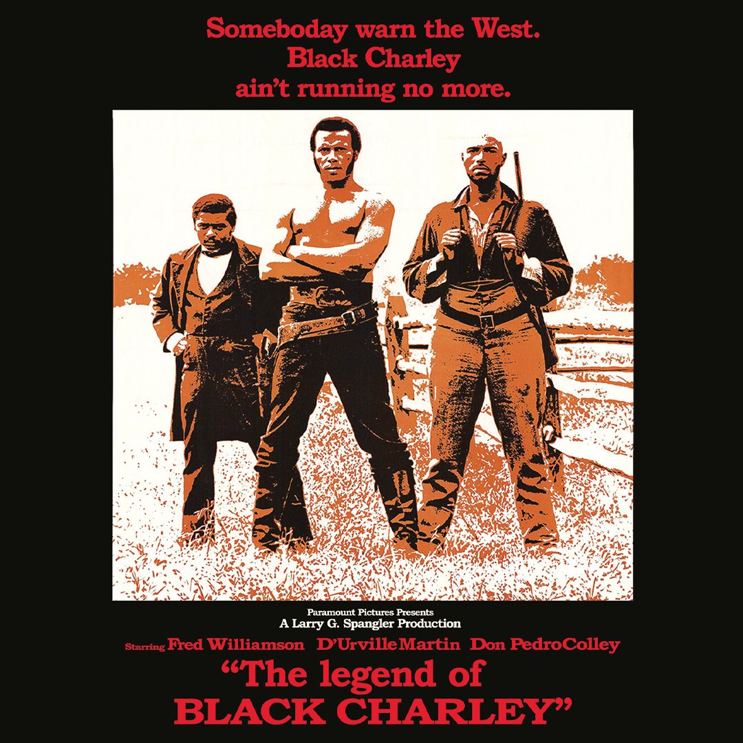 imprint_films's tweet photo. THE LEGEND OF BLACK CHARLEY (1972) 💥

Worldwide first on Blu-ray, from a NEW 4K restoration.

This controversial Western stars professional footballer and actor Fred Williamson in the titular role.

Charley, a slave who kills a white man in self-defence, heads West towards freedom while pursued by a professional slave hunter.

Special Features:

• NEW Audio Commentary by filmmaker/critic Mike Sargent (2024)
• NEW A Brief History of Blaxploitation – interview with Josiah Howard, author of Blaxploitation Cinema (2024)
• Radio Spot

Part of BLAXPLOITATION - a Limited Edition 4-disc Hardbox, available now at https://t.co/SEh3K9yKYV