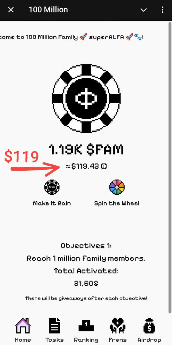 alfanetworkapp's tweet photo. Amazing News 🔥: One of our user got 285 INVITE in 24 Hours from our #RefCenter in ALFA NETWORK App
They Earned An Estimated $120 just by Posting their Airdrop Invite link in our RefCenter 💸💸💸
What are you waiting for ? Every New Airdrop is your chance to Make money💰 Use our RefCenter To get Most Invites before other people 💪
Let's Go 🚀https://t.co/gOsReUQ9Yj