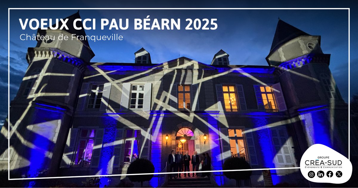 Créa-SUD (@creasudcom) on Twitter photo Retour sur les vœux 2025 de la <a href="/CCIPauBearn/">CCI Pau Béarn</a> : une soirée au Château de Franqueville où Didier Laporte a partagé sa vision ambitieuse pour dynamiser notre territoire. Bravo à nos équipes au top, mobilisées pour sublimer cet événement ! #CCI #Événementiel #CreaSUD <a href="/DidierLaporte17/">Didier Laporte</a> Retour sur les vœux 2025 de la <a href="/CCIPauBearn/">CCI Pau Béarn</a> : une soirée au Château de Franqueville où Didier Laporte a partagé sa vision ambitieuse pour dynamiser notre territoire. Bravo à nos équipes au top, mobilisées pour sublimer cet événement ! #CCI #Événementiel #CreaSUD <a href="/DidierLaporte17/">Didier Laporte</a>